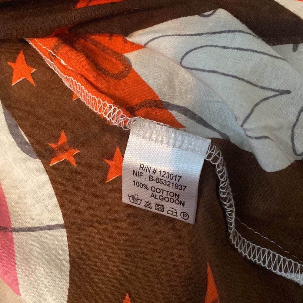 Colorful Vivante Lightweight 100% Cotton Robe - S/M - Maximalist Abstract Design - Picture 4 of 10